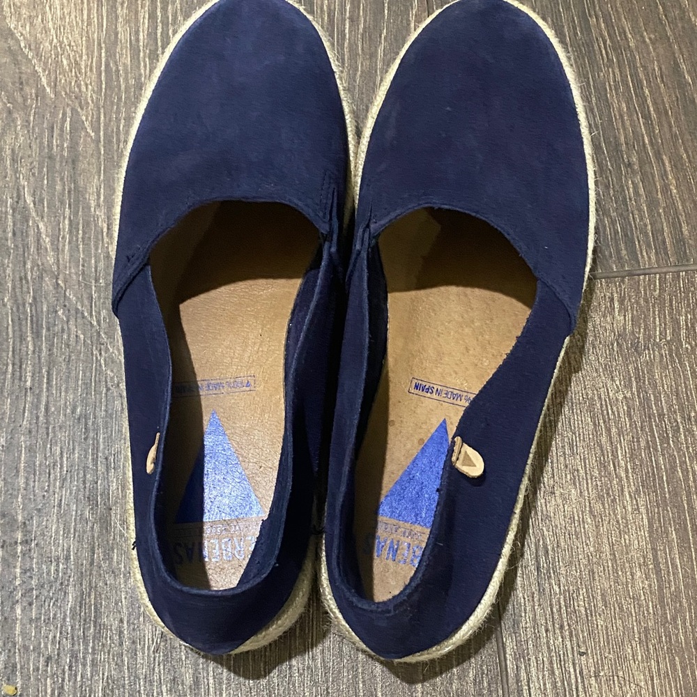 Navy Blue suede Slip-On Shoes